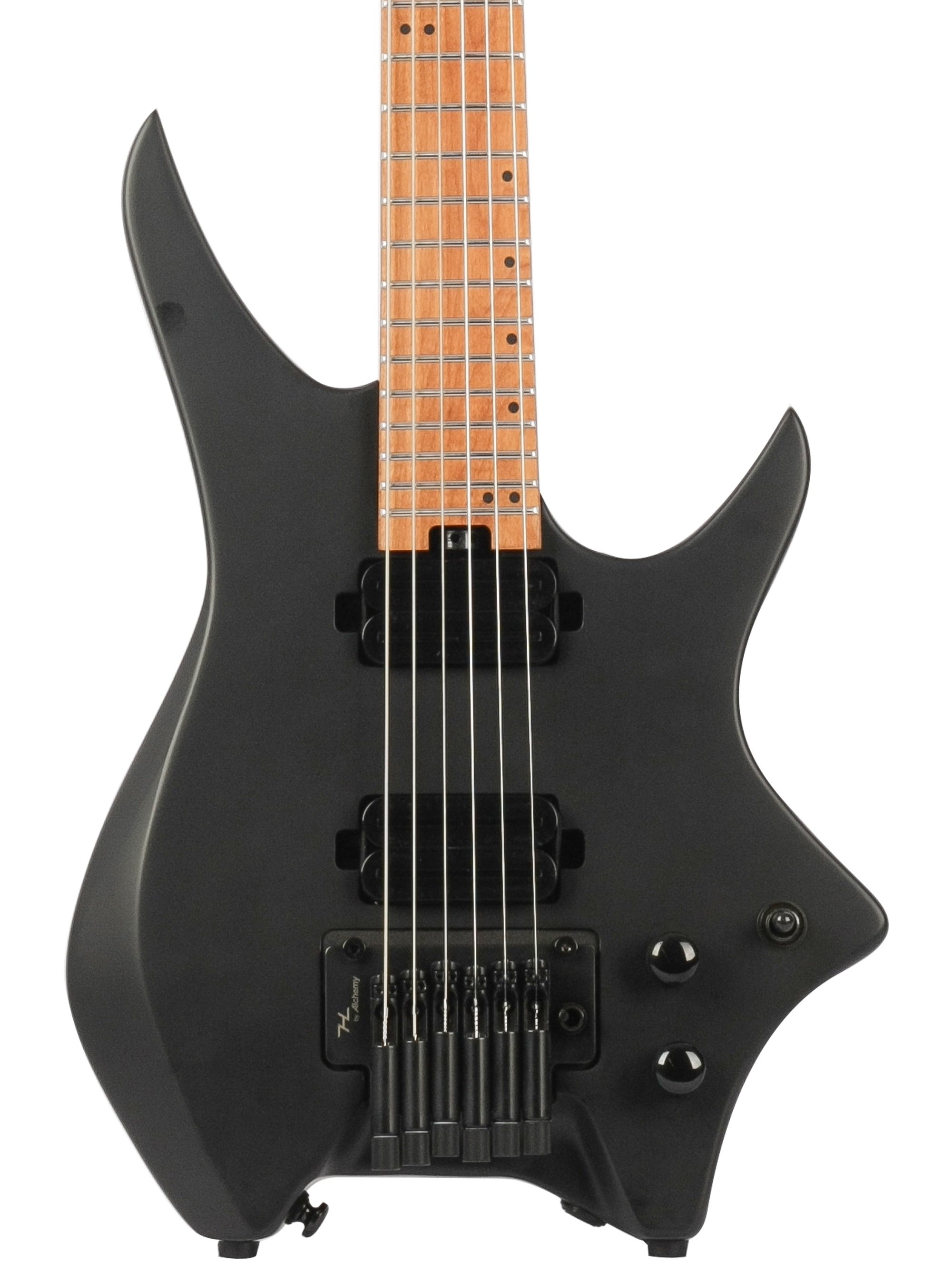 HILS NEXT HN4 Headless Electric Guitar in Satin Black - Andertons